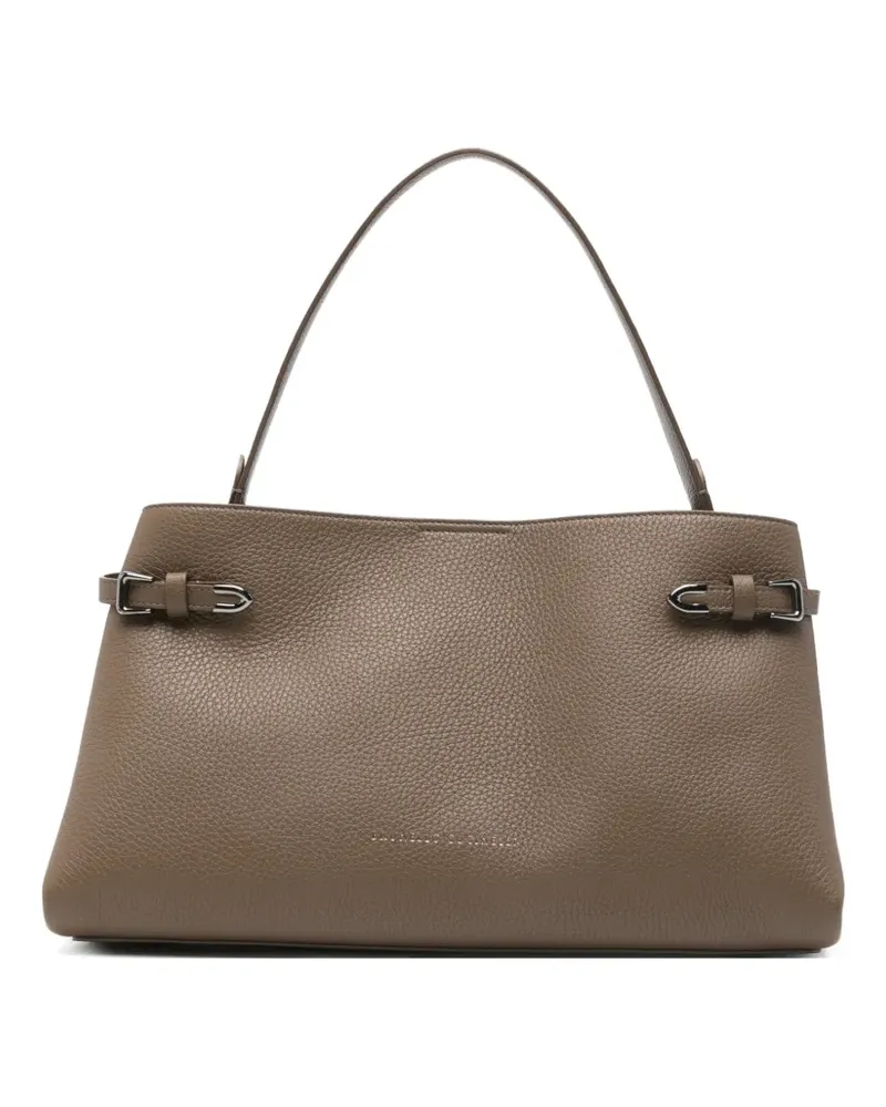 Brunello Cucinelli pebble-leather tote bag - Braun Braun