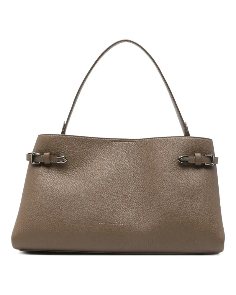 Brunello Cucinelli pebble-leather tote bag - Braun Braun