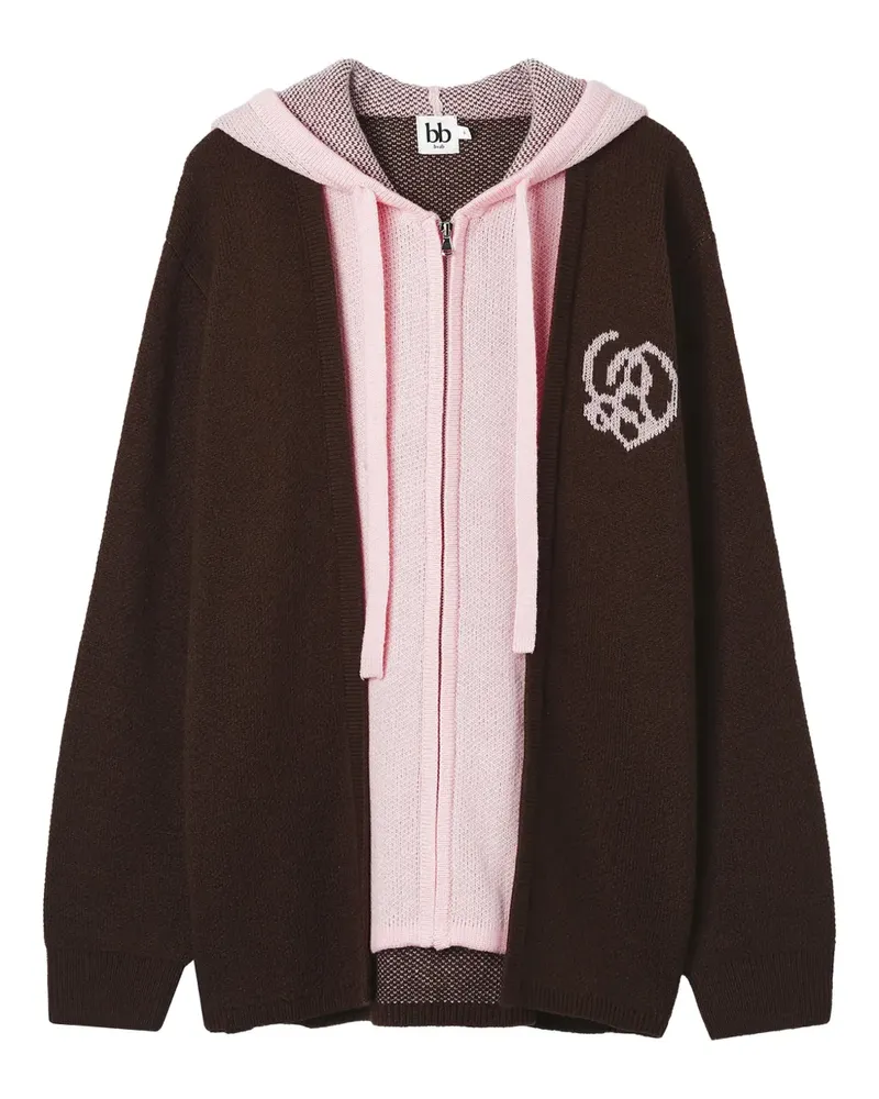 b+ab hooded zip cardigan - Braun Braun