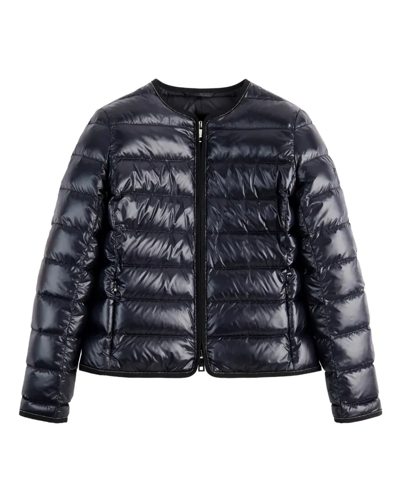 Fay chain trim puffer jacket - Blau Blau