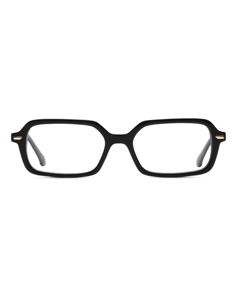 RETROSUPERFUTURE Brille mit eckigem Gestell - Schwarz Schwarz