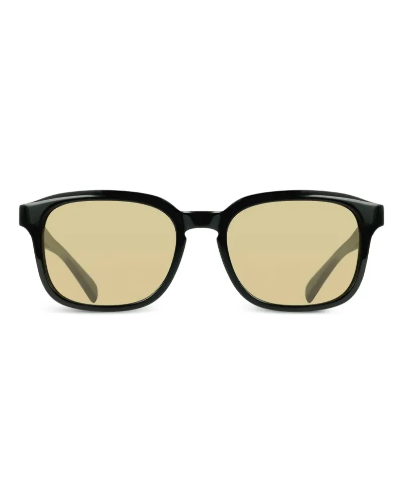 Paul Smith Eckige Parfett Sonnenbrille - Schwarz Schwarz