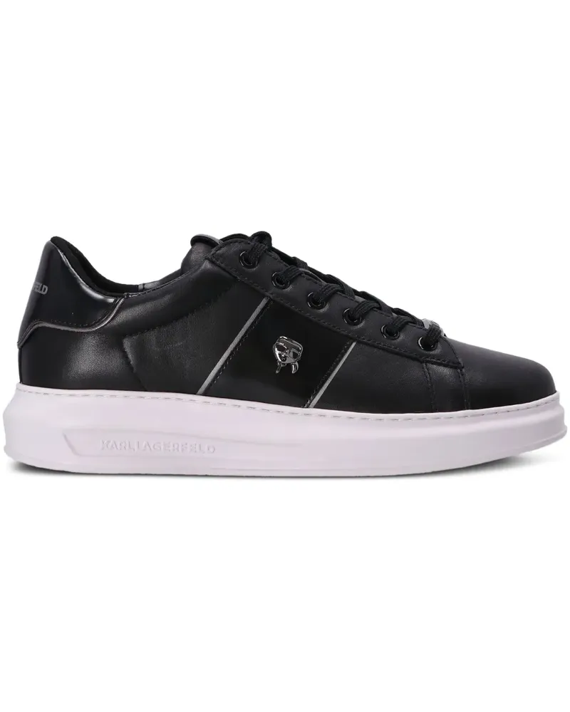 Karl Lagerfeld Plateau-Sneakers mit Logo - Schwarz Schwarz