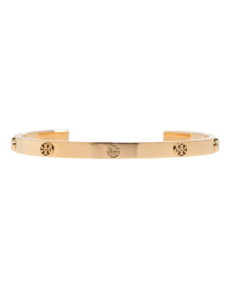Tory Burch logo-plaque bracelet - Gold Gold