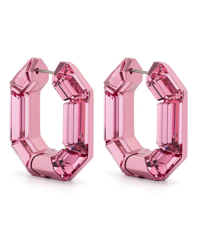 Swarovski Lucent Creolen - Rosa Rosa