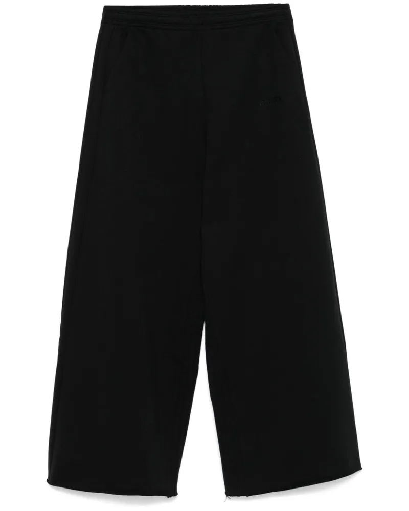 VETEMENTS Jogginghose mit weitem Bein - Schwarz Schwarz