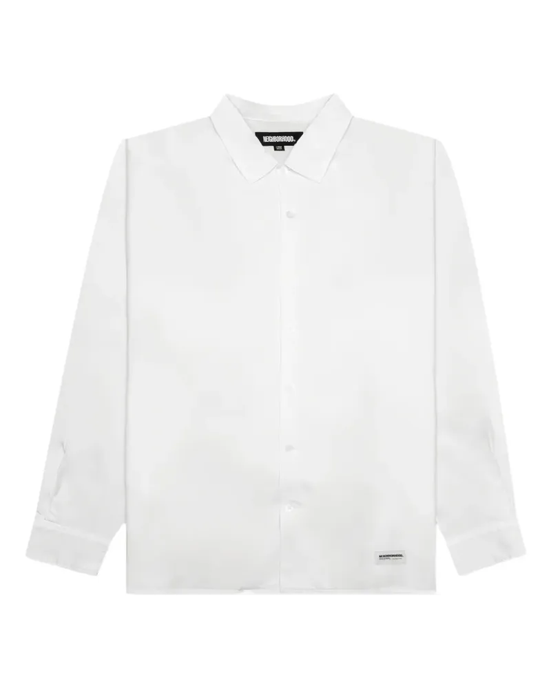 Neighborhood Hemd mit Logo-Print - Weiß Weiß