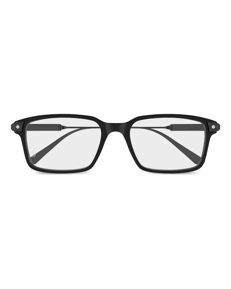 Cartier Brille mit eckigem Gestell - Schwarz Schwarz