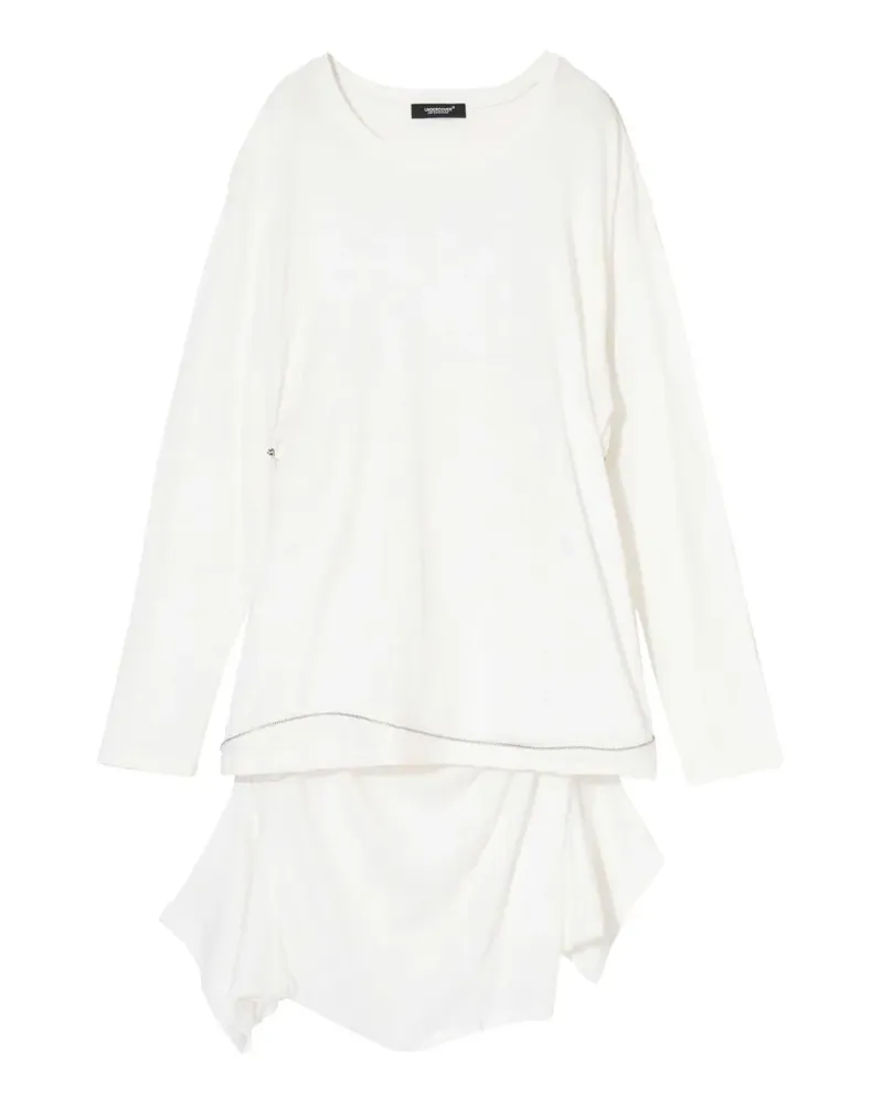 Undercover T-Shirt im Layering-Look - Weiß Weiß