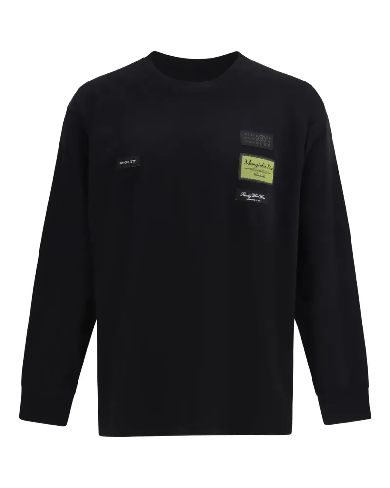 Maison Margiela Klassisches Langarmshirt - Schwarz Schwarz
