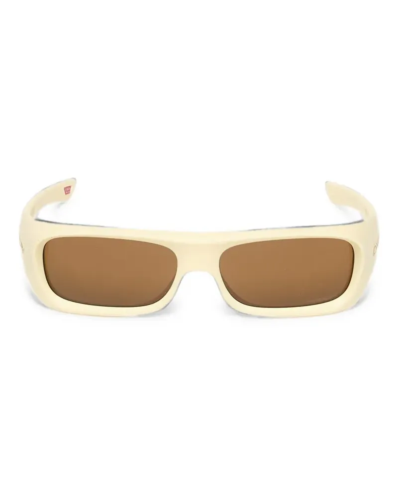 Oakley Permian Sonnenbrille mit eckigem Gestell - Nude Nude