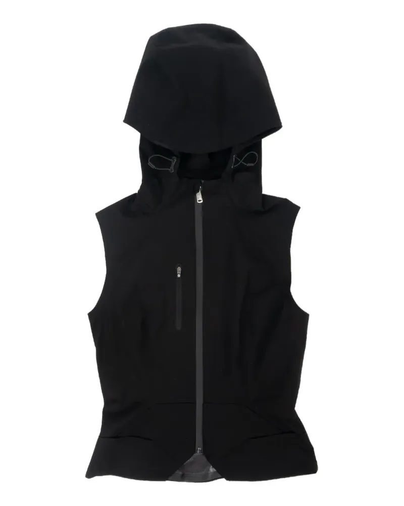 COPERNI technical hooded vest - Schwarz Schwarz