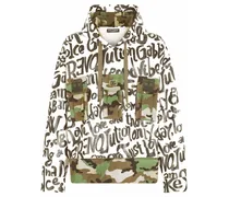 Hoodie mit Camouflage-Print