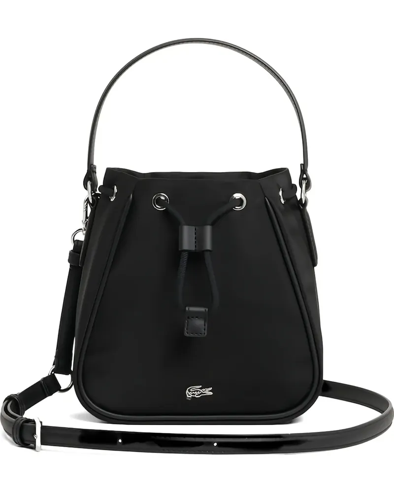Lacoste Beuteltasche mit Kordelzug - Schwarz Schwarz