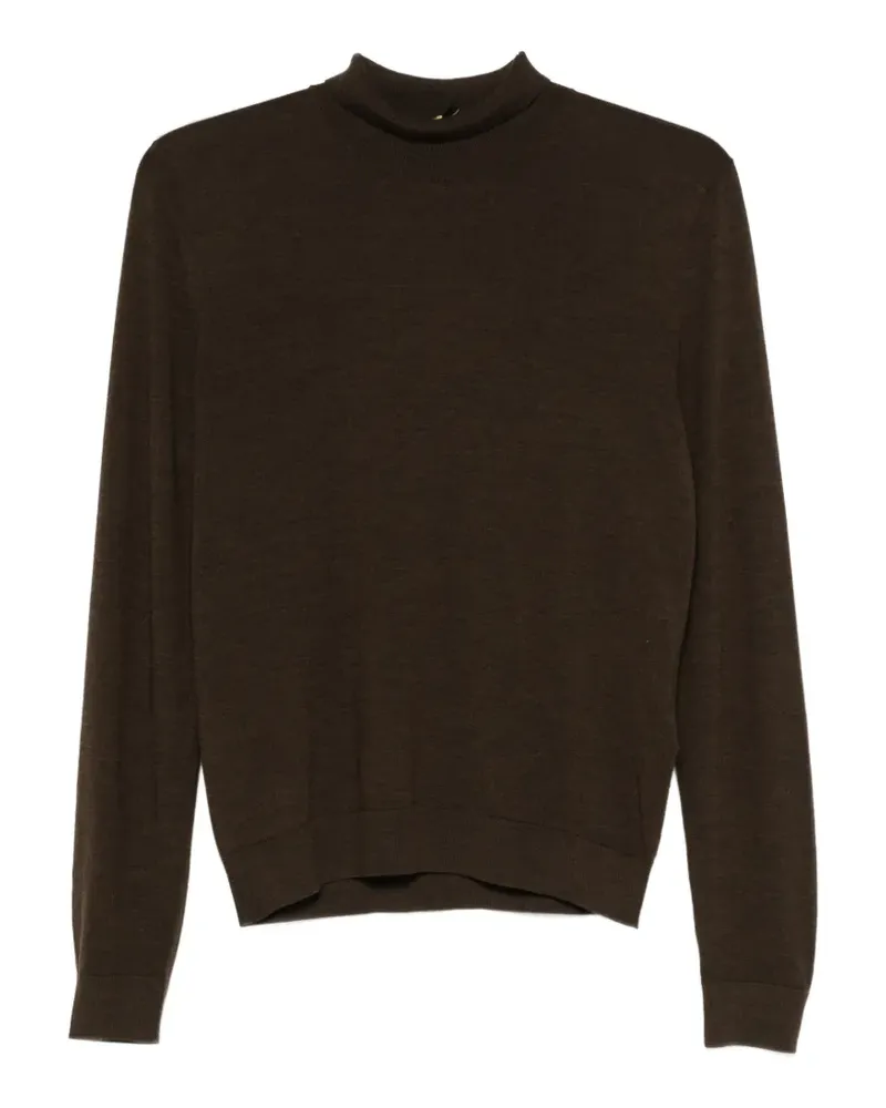 Loro Piana Tasmanian Rollkragenpullover - Braun Braun