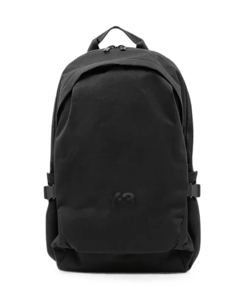 Y-3 logo-print backpack - Schwarz Schwarz