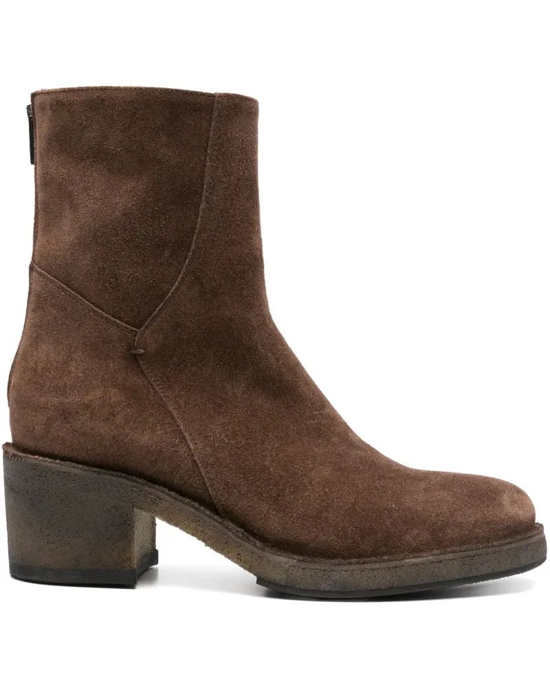 Pantanetti Stiefeletten aus Wildleder 60mm - Braun Braun