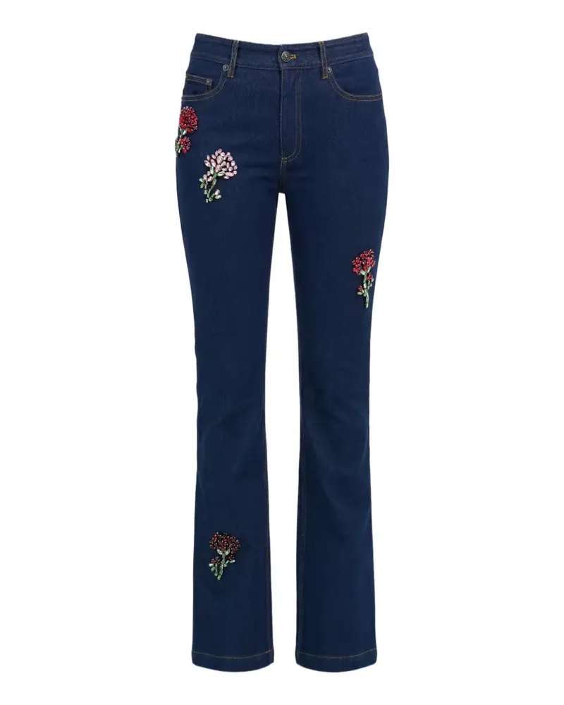 Cinq à Sept Stevie rhinestone-embellished jeans - Blau Blau
