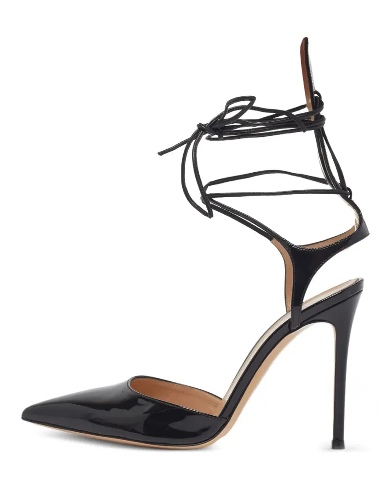 Gianvito Rossi Pumps mit Schnürung - Schwarz Schwarz