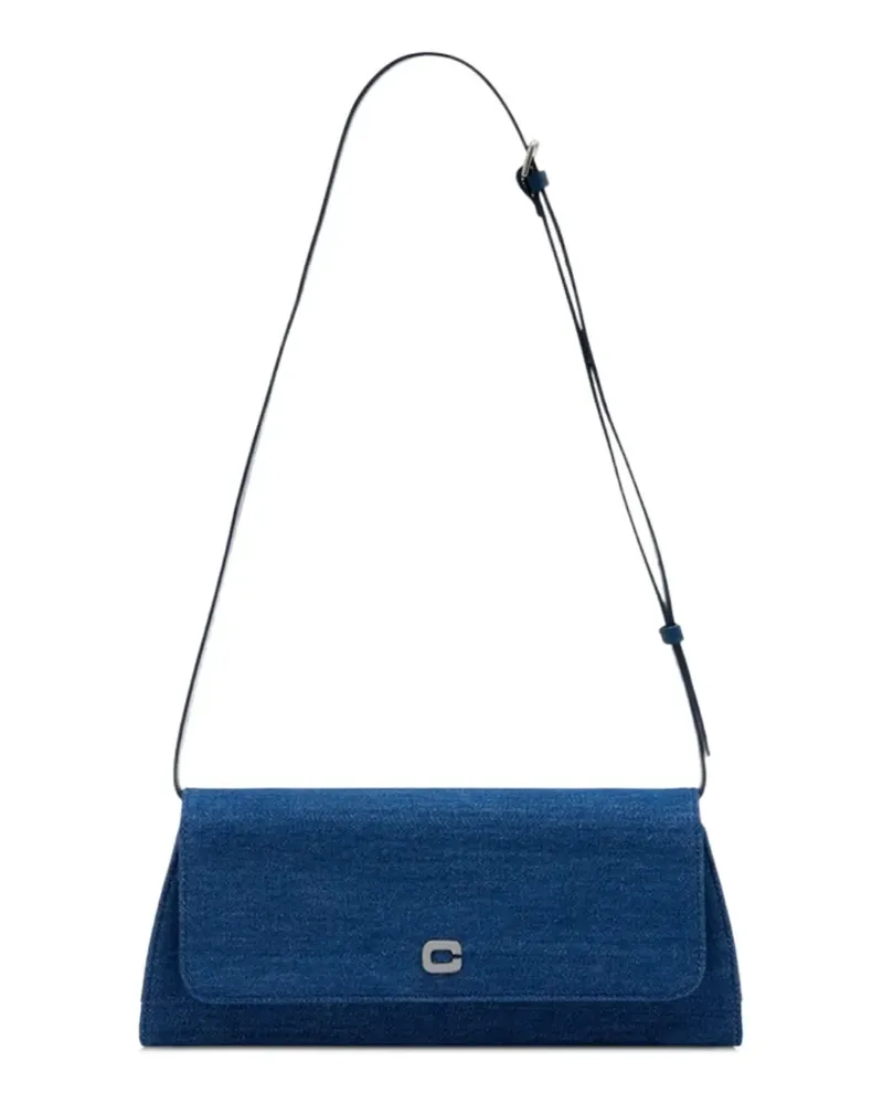 Carel Madeleine denim shoulder bag - Blau Blau