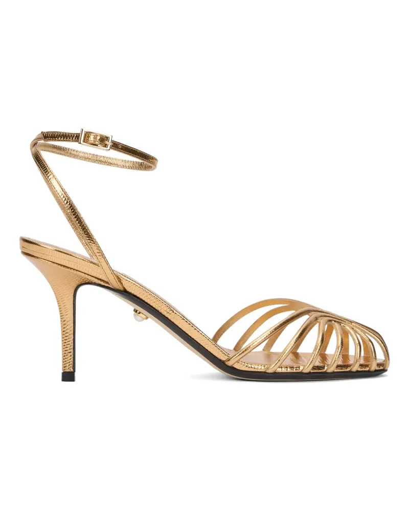 Alevì Blake Sandalen mit Cage-Effekt - Gold Gold