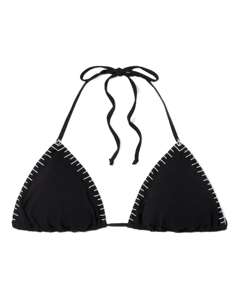 Marysia Sole triangle bikini top - Schwarz Schwarz