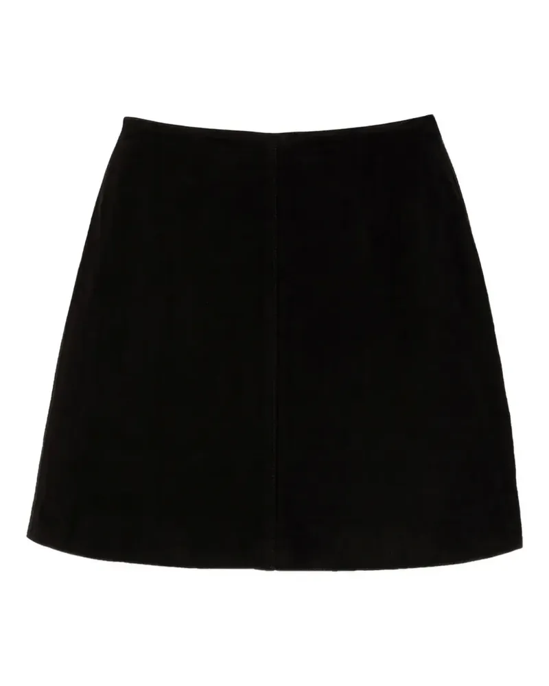 By Malene Birger Nola Minirock aus Wildleder - Schwarz Schwarz