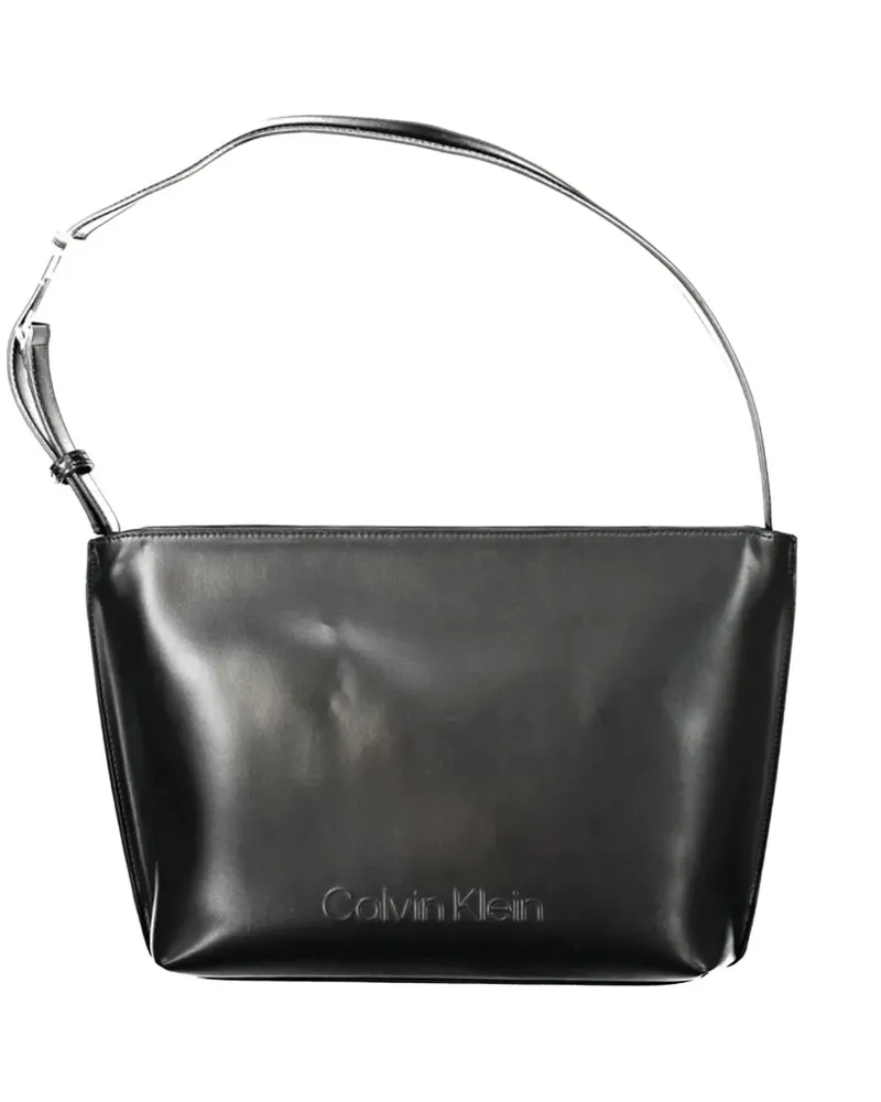 Calvin Klein embossed-logo shoulder bag - Schwarz Schwarz