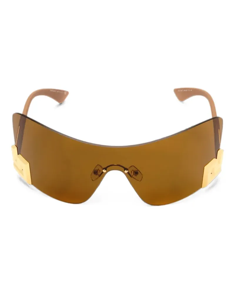 Versace Greca shield sunglasses - Braun Braun