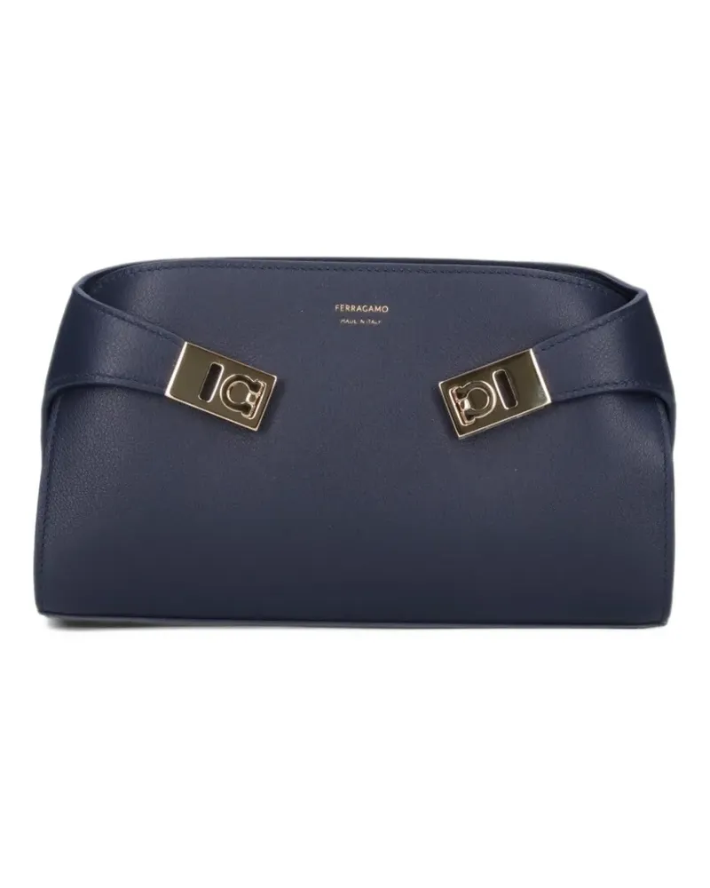 Ferragamo Mini Hug Umhängetasche - Blau Blau