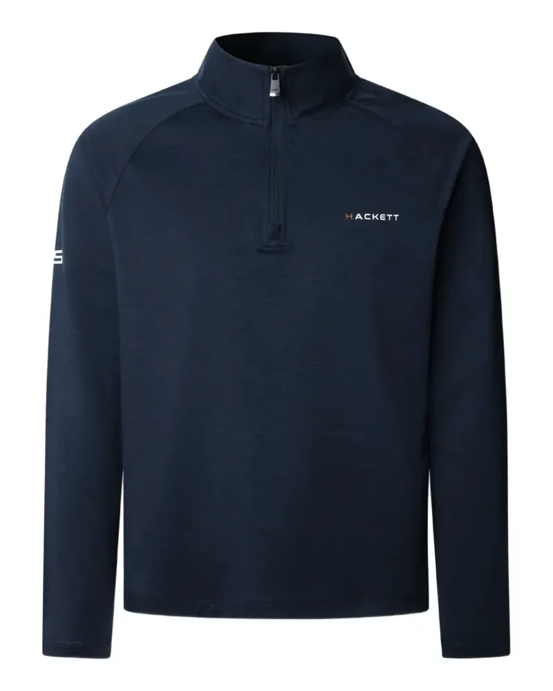 Hackett long-sleeved zipped sweatshirt - Blau Blau