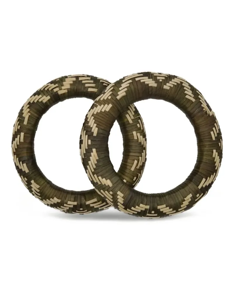 Johanna Ortiz Cosmic Serpent Armreife - Grün Grün