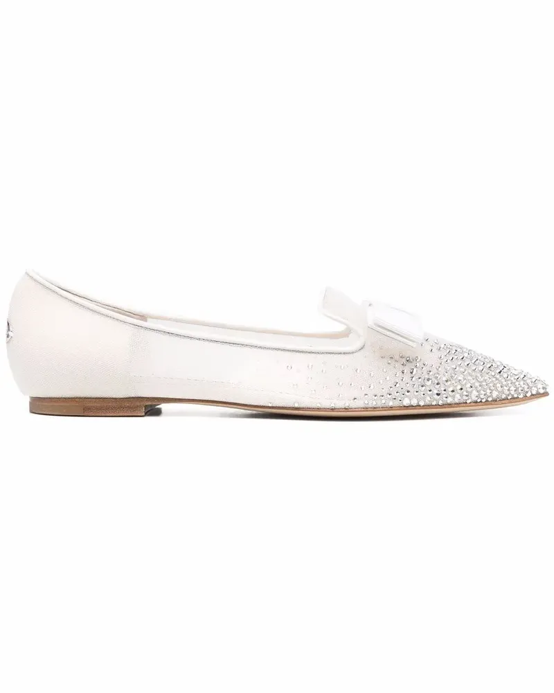 Jimmy Choo Gala Ballerinas - Weiß Weiß