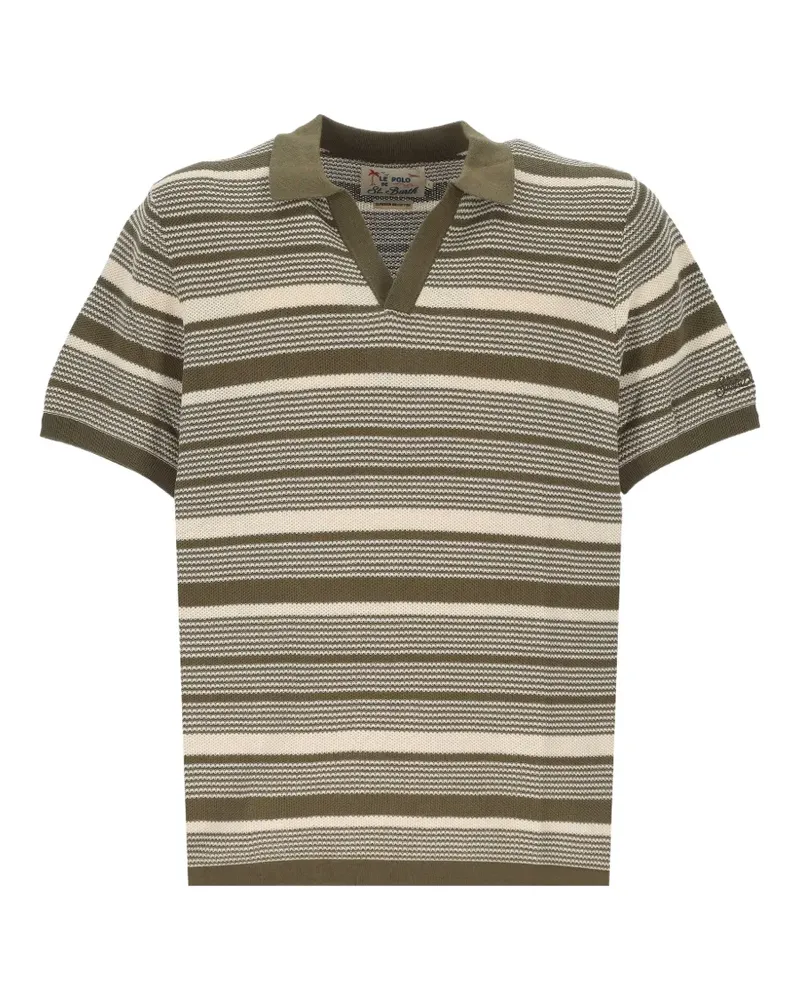 MC2 Saint Barth striped cotton T-shirt - Grün Grün