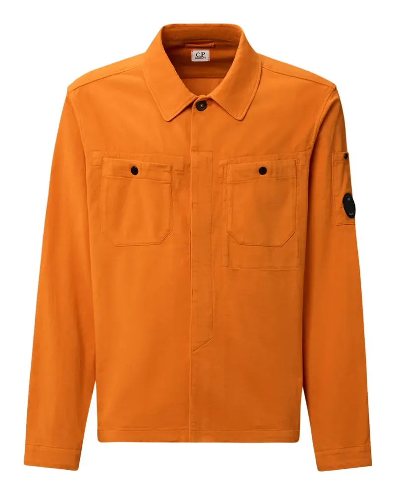 C.P. Company Jacke mit Linsen-Detail - Orange Orange