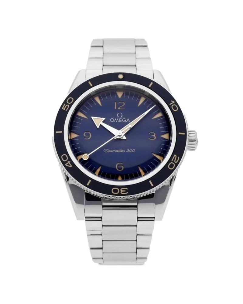 Omega Ungetragener Seamaster 300 Co Axial Master Chronometer 41mm Blau