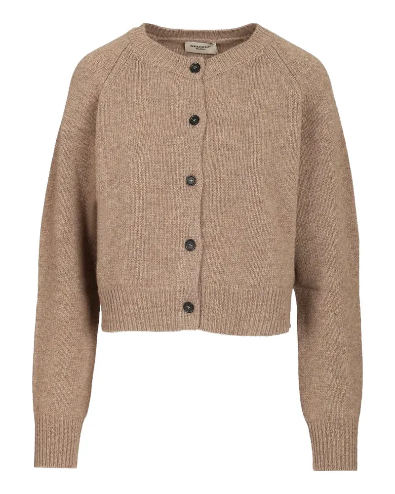 Max Mara Geknöpfter Cardigan - Braun Braun