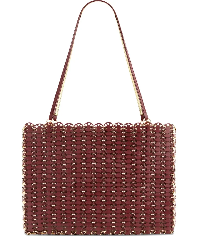 Paco Rabanne 1969 Flip Iconic Discs Schultertasche - Rot Rot