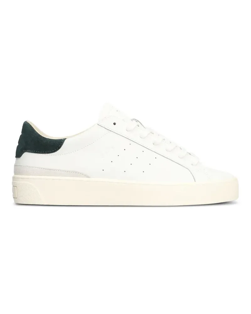 D.A.T.E. Sonica Sneakers mit perforierten Einsätzen - Weiß Weiß