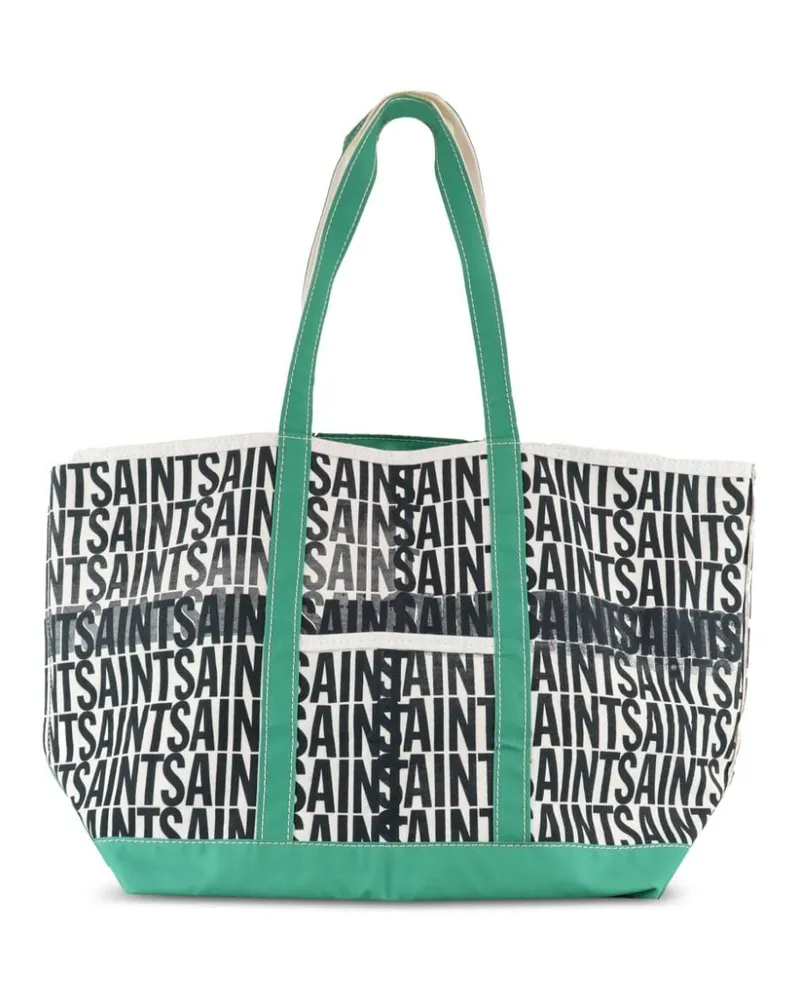 SAINT MXXXXXX Handtasche mit Logo-Print - Weiß Weiß