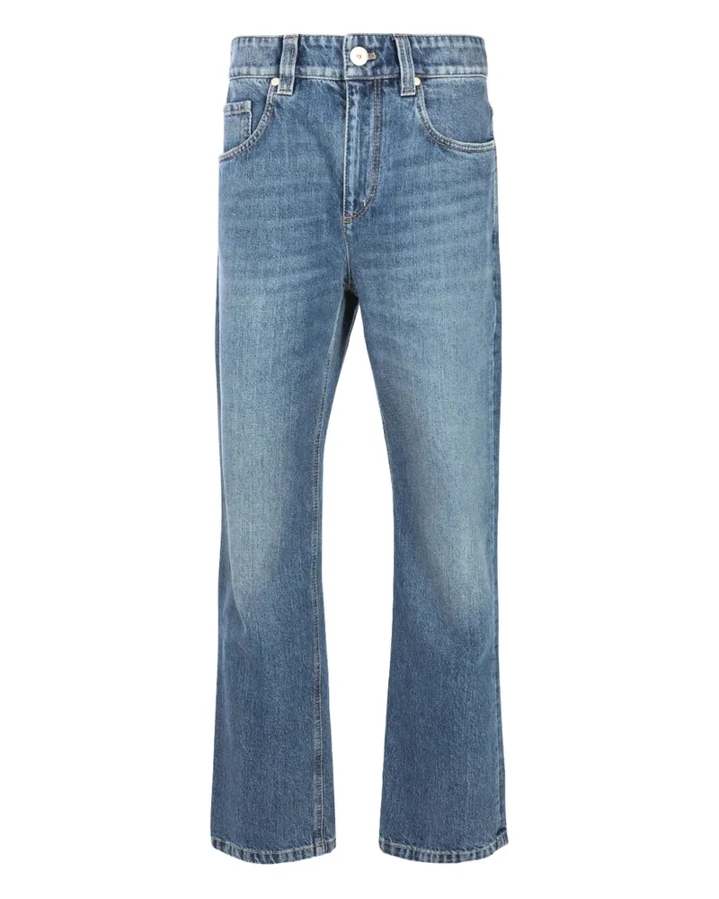 Brunello Cucinelli Contemporary Square Jeans - Blau Blau