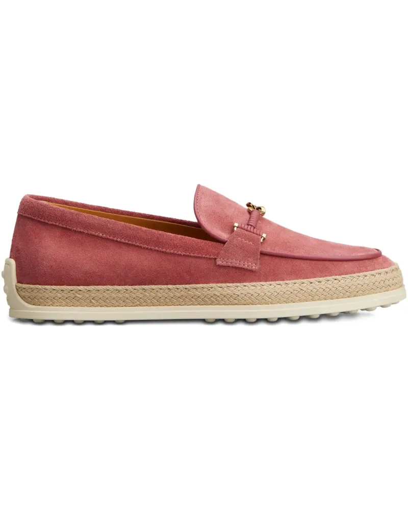 TOD'S Loafer aus Wildleder - Rosa Rosa