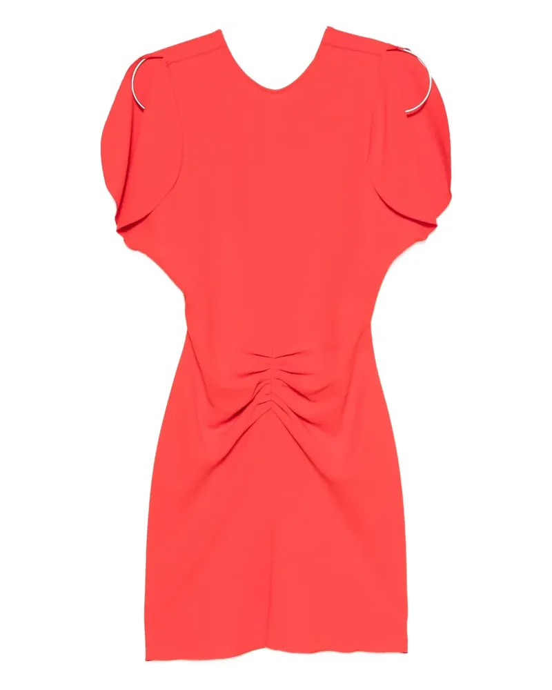 Victoria Beckham Kleid mit kurzen Ärmeln - Rot Rot