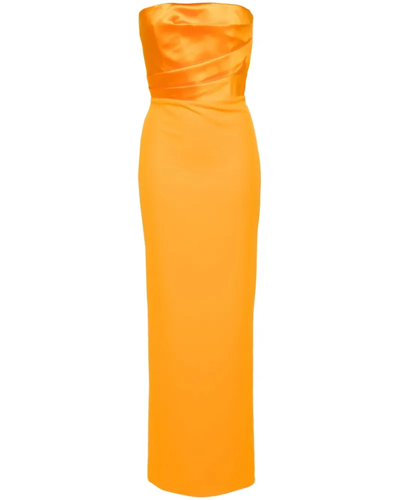 Solace London The Afra Maxikleid - Orange Orange