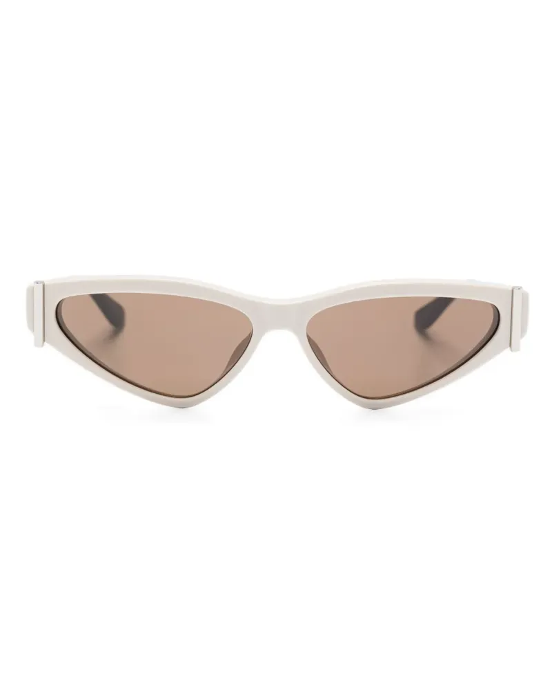 Alexander McQueen AM0493S 004 Sonnenbrille - Weiß Weiß