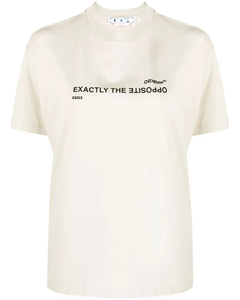 OFF-WHITE Exactly the Opposite T-Shirt - Grau Grau