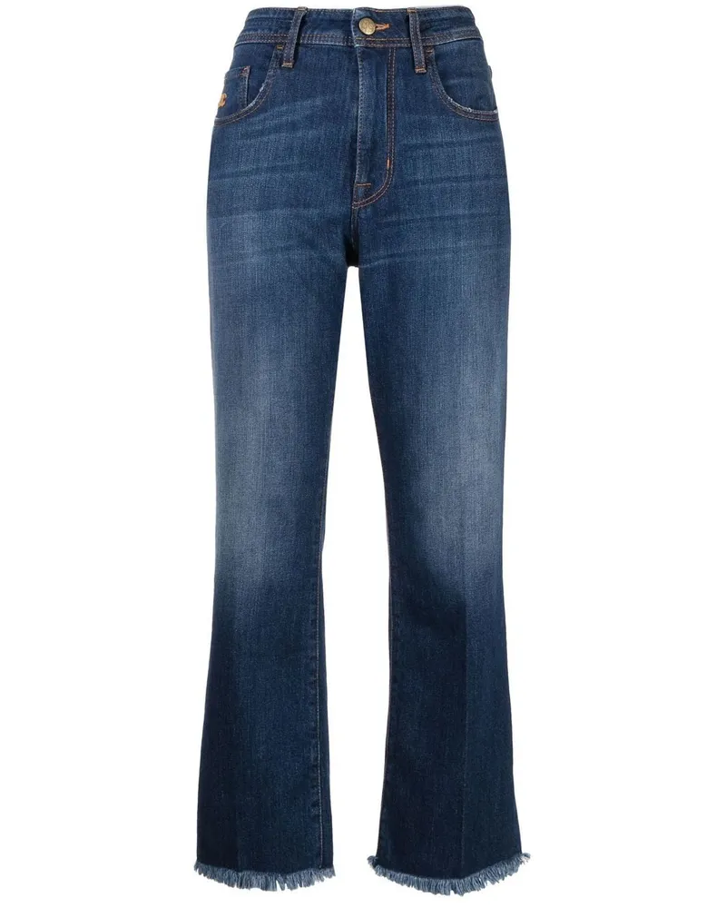 Jacob Cohën Jeans mit Pony-Stickerei - Blau Blau