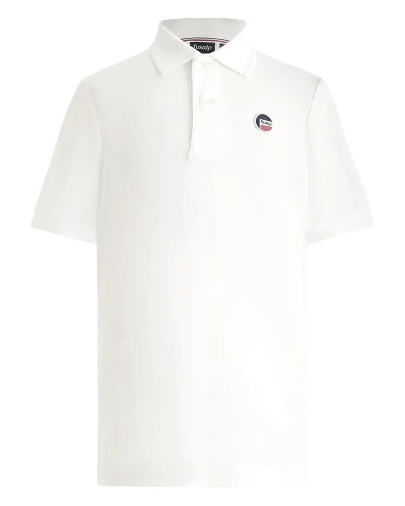FUSALP Poloshirt mit Logo - Weiß Weiß