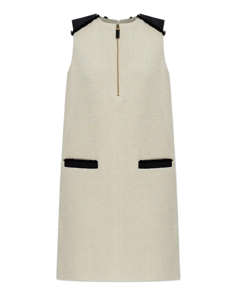 Max Mara Mito Minikleid mit kurzem Reißverschluss - Nude Nude