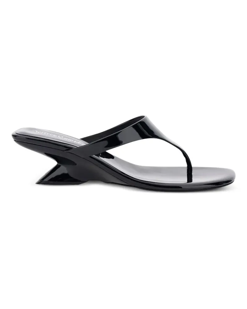 Jeffrey Campbell Medellin architectural-heel sandals - Schwarz Schwarz
